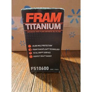 New Fram Titanium Oil Filter FS10600 Car Maintenance Oil Change